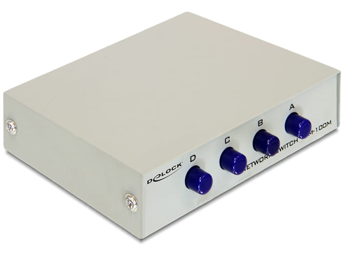 Delock Switch - 4 x 10/100 - Desktop