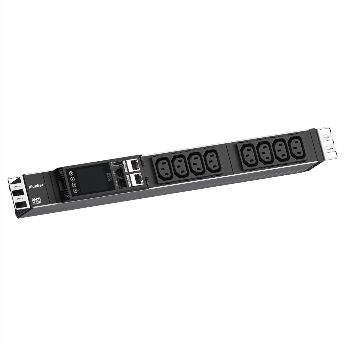 Bachmann BN Essential Metered 19" 8xC13 CEE7/7 - 2 m