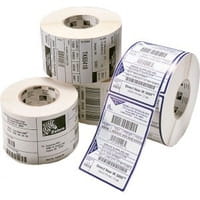 Zebra Z-Select 2000T - Papier - seidig - permanenter Acrylklebstoff - beschichtet - perforiert - 76.2 x 101.6 mm 2070 Etikett(en) (9 Rolle(n)