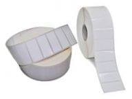 Zebra PolyE 3100T Gloss - Polyethylen (PE) - glänzend - permanenter Acrylklebstoff - weiß - 51 x 25 mm 2398 Etikett(en) (1 Rolle(n)